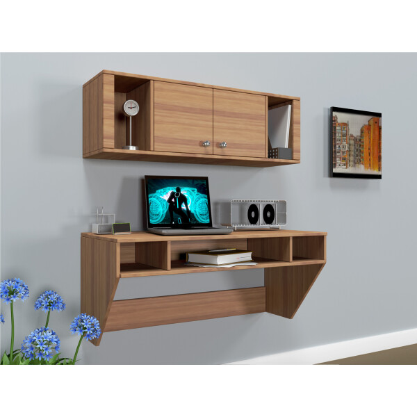 

Навесной компьютерный стол Zeus AirTable-II Kit орех