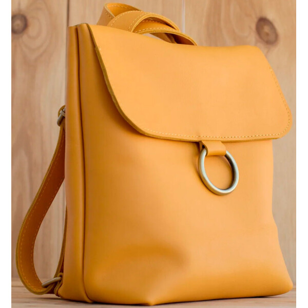 

Рюкзак Gridasov Leathercraft Voyage из натуральной кожи желтый (BG-025-YL)
