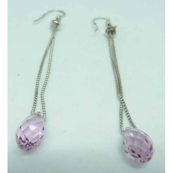

Серьги VipCold серебро 925 вставка Swarovski (61727)