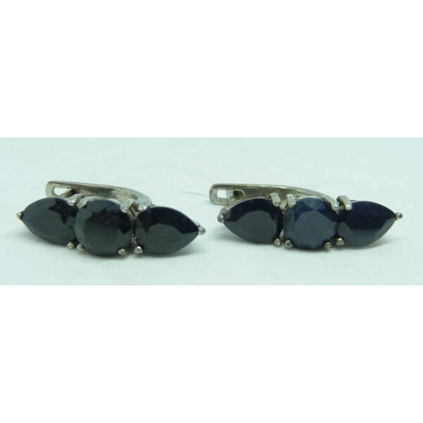 

Серьги VipCold серебро 925 вставка сапфир (45644)