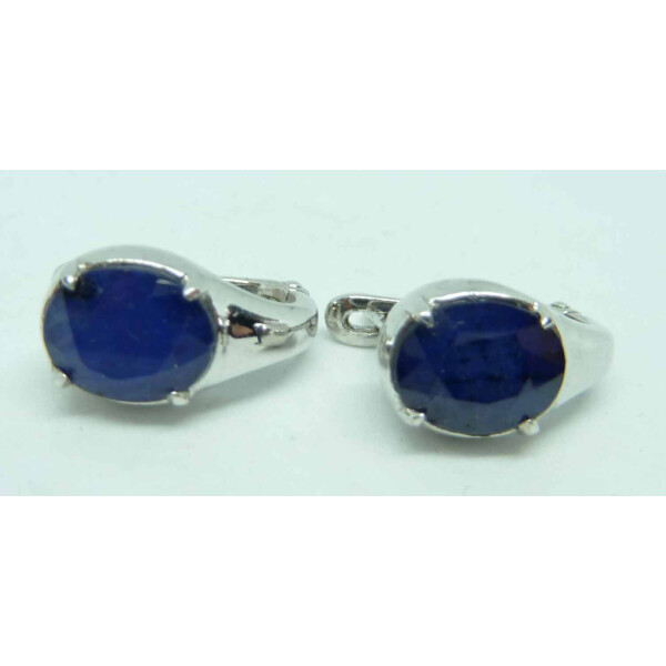 

Серьги VipCold серебро 925 вставка сапфир (45652)