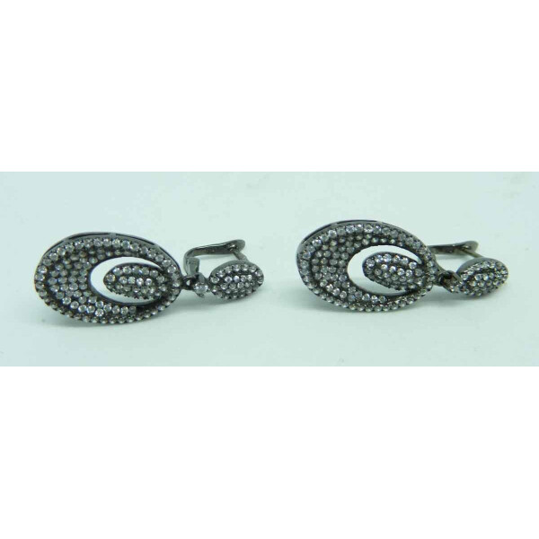

Серьги VipCold серебро 925 вставка цирконий (44441)