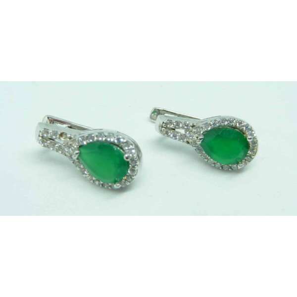 

Серьги VipCold серебро 925 вставка цирконий (59191)