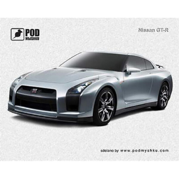 

Коврик для мышки Pod Mishkou Nissan GT-R