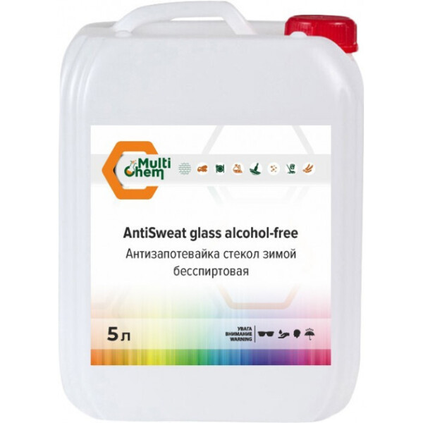 

Антизапотевайка стекол зимой бесспиртовая AntiSweat glass alcohol-free 5 л