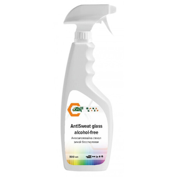 

Антизапотевайка стекол зимой бесспиртовая AntiSweat glass alcohol-free 500 мл