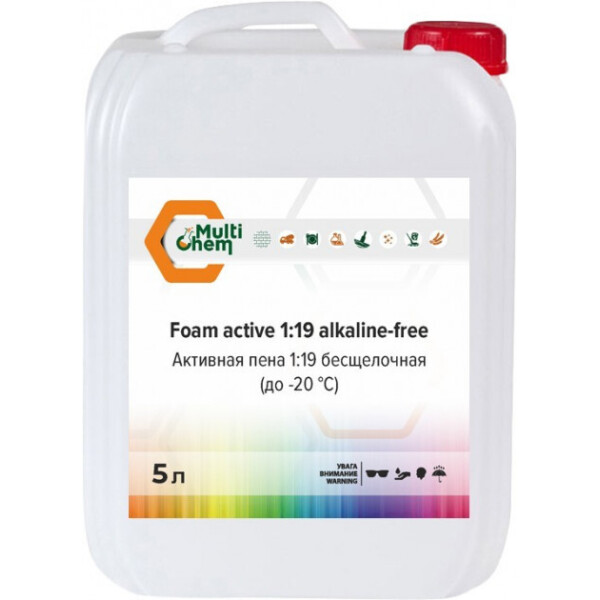 

Активная пена 1:19 бесщелочная Foam active 1:19 alkaline-free 5 л