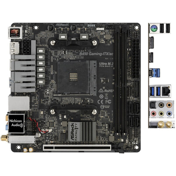 

Материнская плата ASRock B450 Gaming-ITX/ac