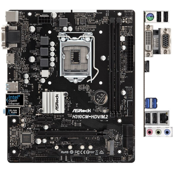 

Материнская плата ASRock H310CM-HDV/M.2