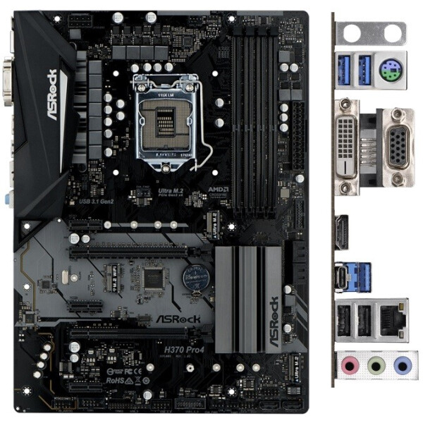 

ASRock H370 Pro4 Socket 1151