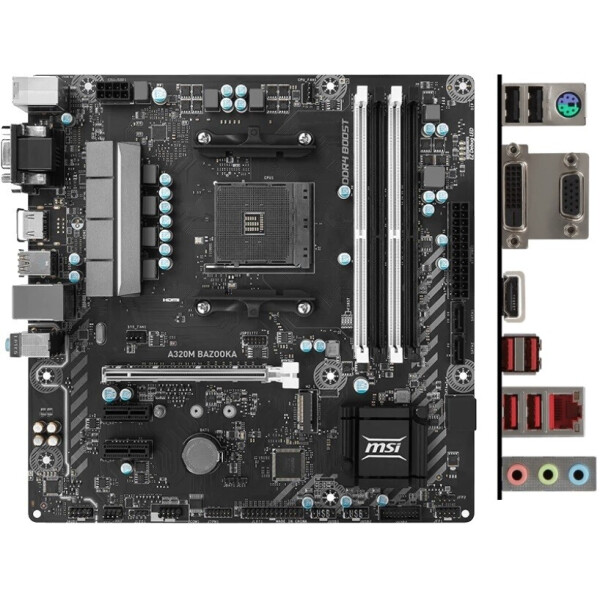 

MSI A320M BAZOOKA Socket AM4