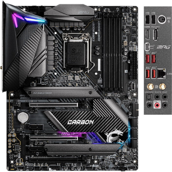

Материнская плата MSI MPG Z490 Gaming Carbon WiFi Socket 1200