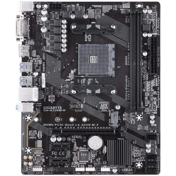 

Материнская плата GIGABYTE GA-A320M-H