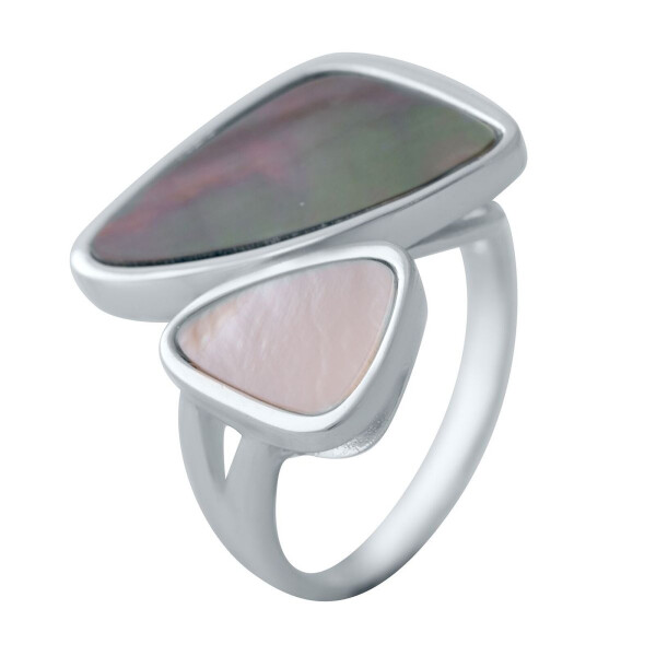 

Кольцо из серебра с перламутром, размер 17 (1727145)