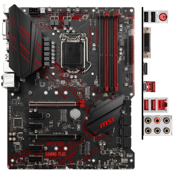 

Материнская плата MSI MPG Z390 GAMING PLUS