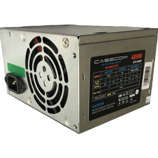 

Блок питания CASECOM 400W (CM 400S-8 ATX)