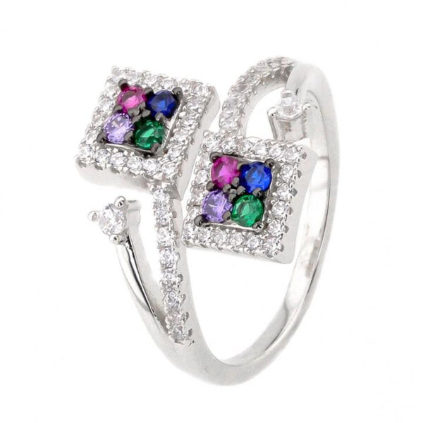 

Кольцо из серебра с куб. циркониями, размер 18 (1729859)