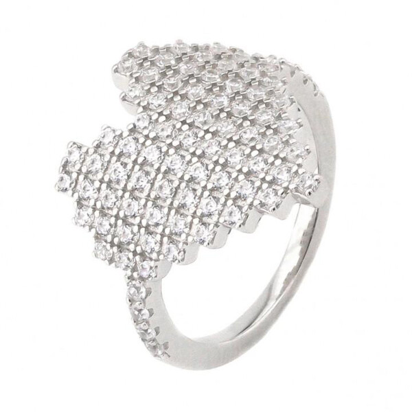 

Кольцо из серебра с куб. циркониями, размер 16 (1729861)