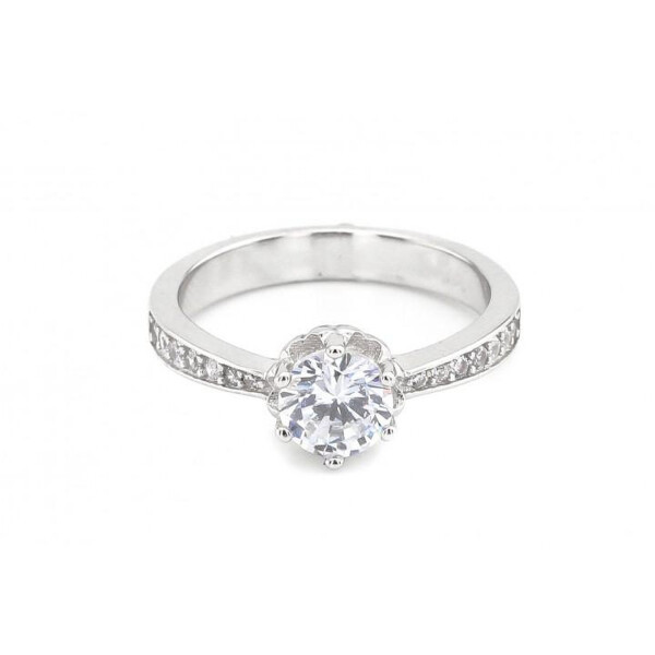 

Кольцо из серебра с куб. циркониями, размер 18.5 (1731378)