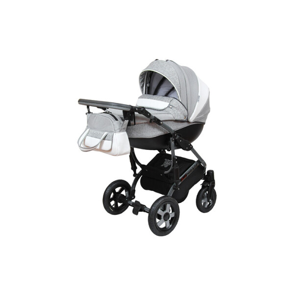 

Детская универсальная коляска 2 в 1 Angelina Grand Mirage Silver серая