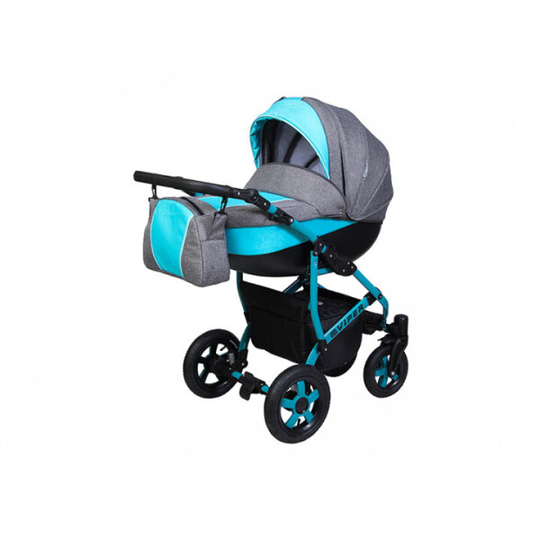 

Детская универсальная коляска 2 в 1 Angelina Viper Spiral, бирюзовая (color 30)