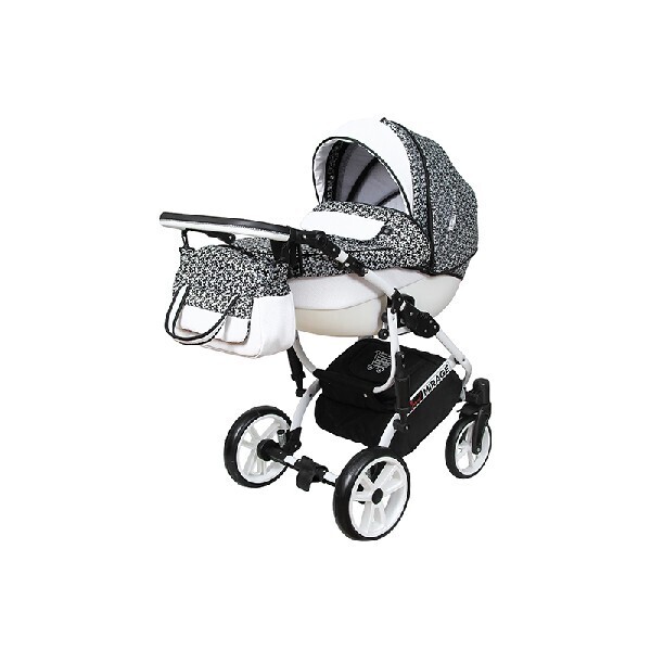 

Детская универсальная коляска 2 в 1 Angelina Grand Mirage Royal серая GMR-35