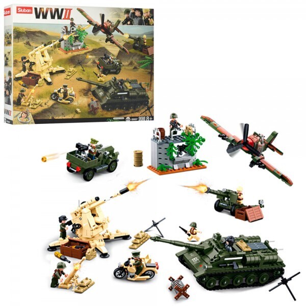 

Военная техника Sluban M38-B0697 Зеленый