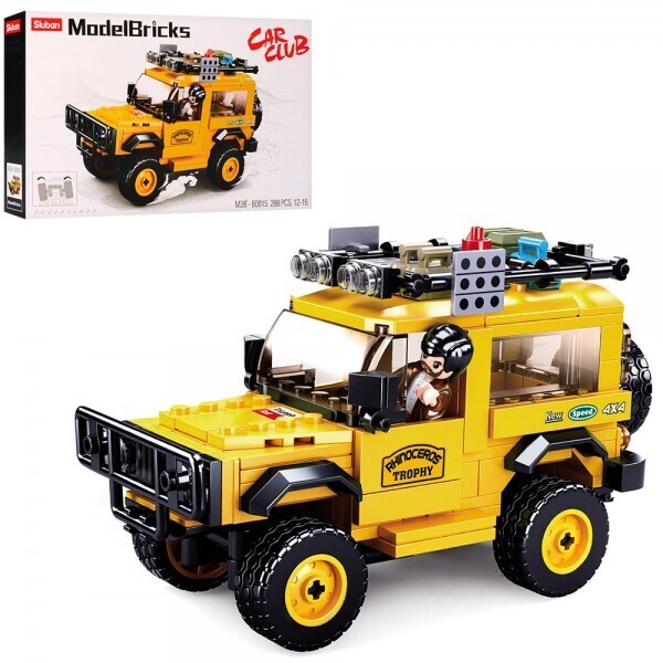 

Джип Sluban M38-B0815 Желтый