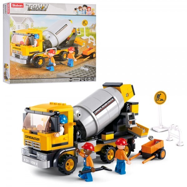 

Бетономешалка Sluban M38-B0550 Серо-Желтый