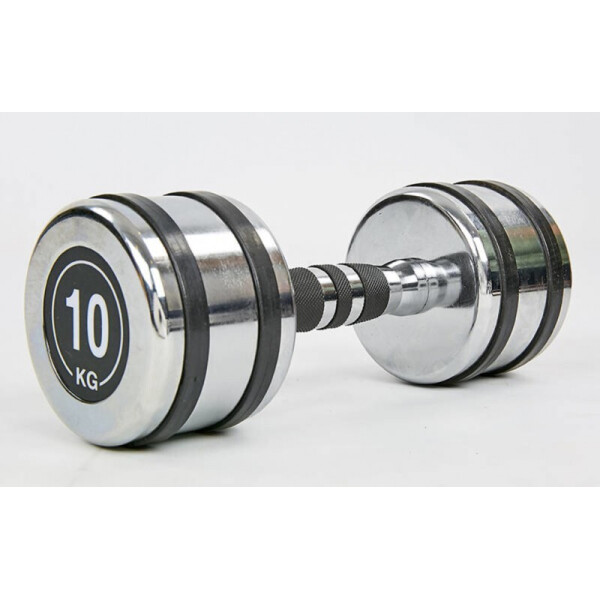 

Гантель хромированная Record TA-8232-10 (1x10кг) Silver
