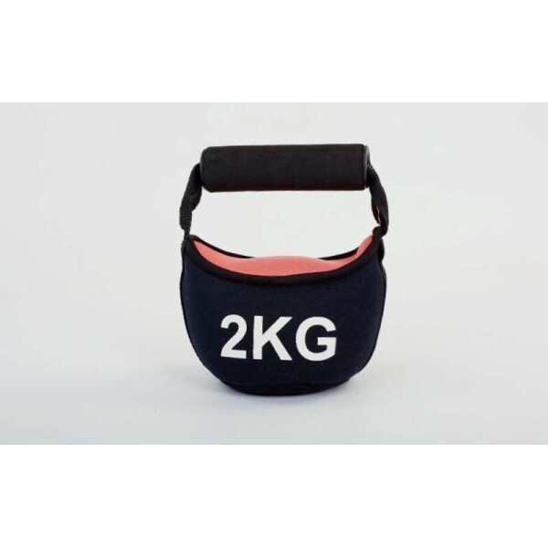 

Гиря мягкая неопреновая FI-604-2 2кг Black