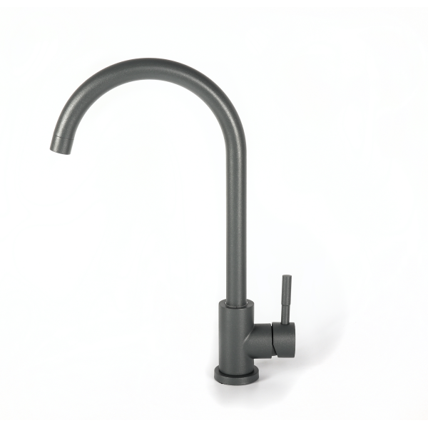 

Смеситель для кухни AquaMill Arco серый металлик