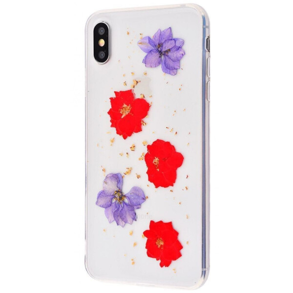 

Nature flowers silicone case (TPU) iPhone X/Xs 06