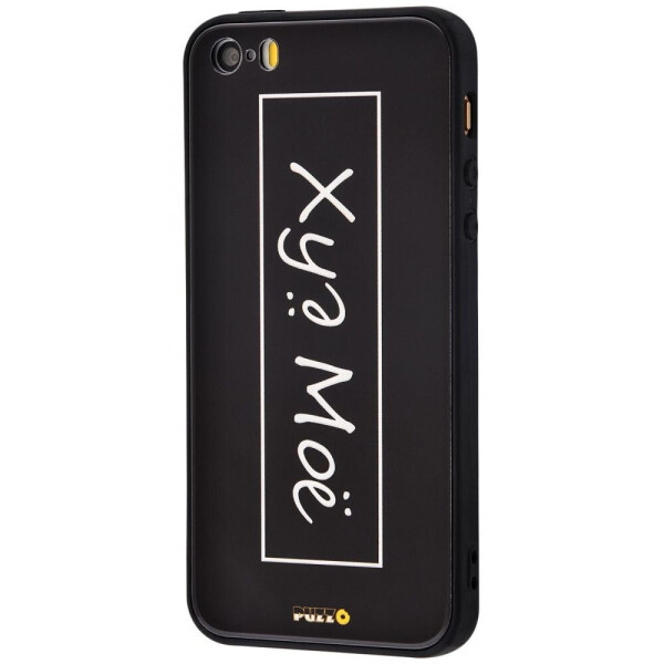 

Puzzo glass case mad series (Glass+TPU) iPhone 5/5s/SE 01