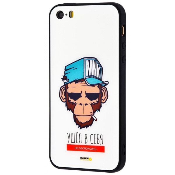 

Puzzo glass case mad series (Glass+TPU) iPhone 5/5s/SE 13