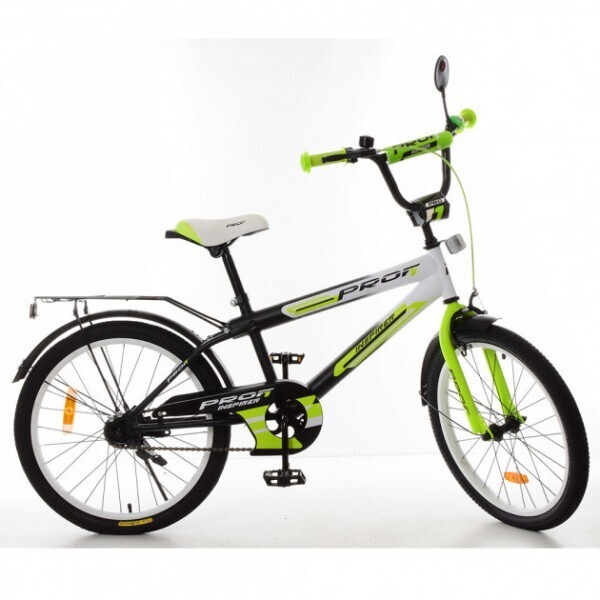 

Велосипед Profi Inspirer 20" Black / White / Lime