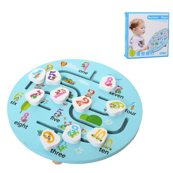 

Деревянная игрушка Лабиринт MD 2172 (Цифры)