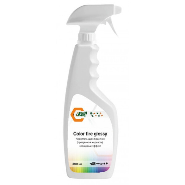 

Чернитель шин и резинок глянцевый эффект Color tire glossy 500 мл