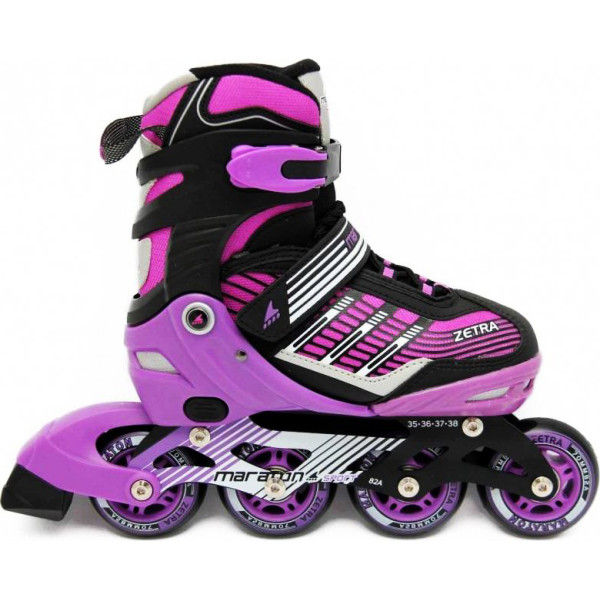 

Роликовые коньки Maraton Zetra размер 35-38 фиолетовый