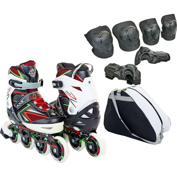 

Zelart Set-1 Z-9002RG красный с защитой размер 39-42