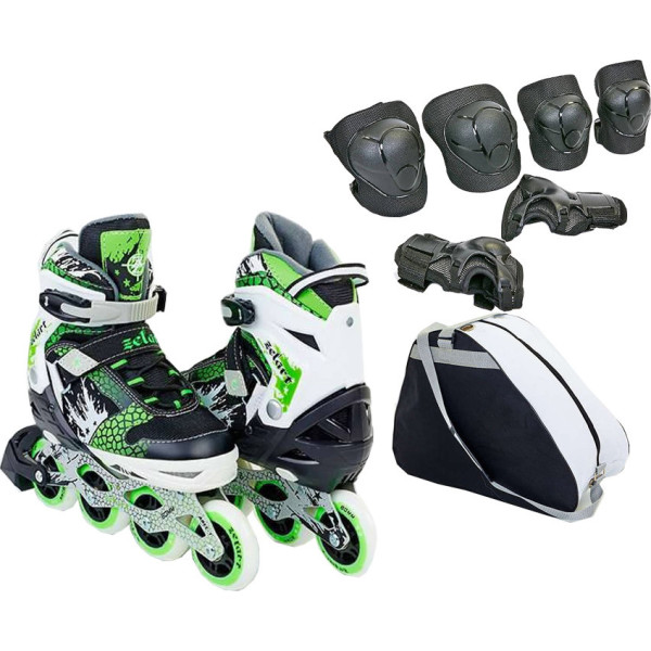 

Zelart Set-1 Z-809G зеленый с защитой размер 38-41