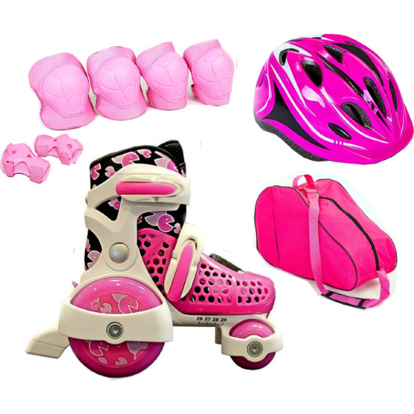 

квады Explore Kinder Quad Set 26-29 розовый с защитой