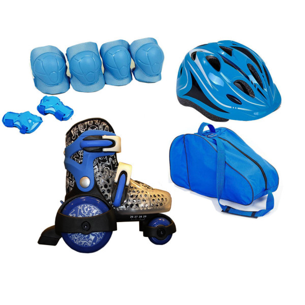 

квады Explore Kinder Quad Set 26-29 синий с защитой
