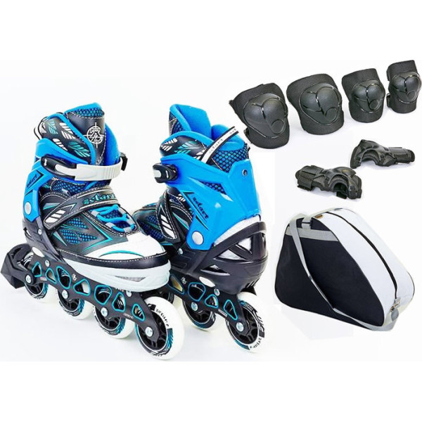 

Zelart Z-9001B Set 39-42 синий с защитой