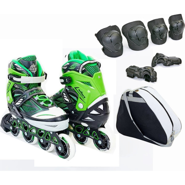 

Zelart Z-9001B Set 39-42 зеленый с защитой
