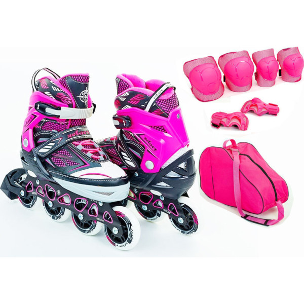 

Zelart Z-9001P Set 39-42 малиновый с защитой