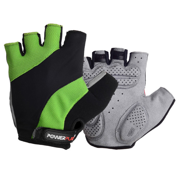 

Велоперчатки PowerPlay 5041 A Черно-зеленые S (5041A_S_Green)