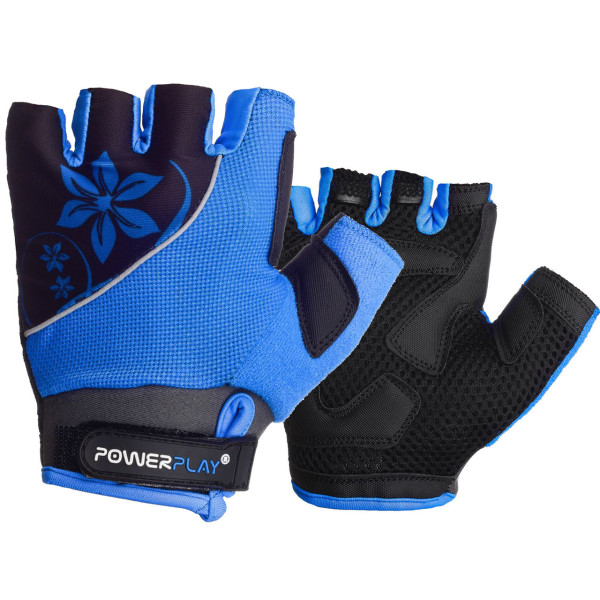 

Велоперчатки женские PowerPlay 5281 B Голубые XS (5281B_XS_Blue)