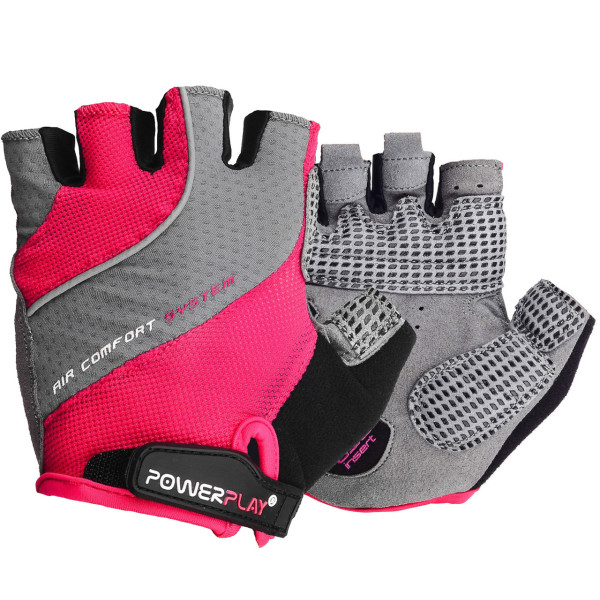 

Велоперчатки женские PowerPlay 5023 Розовые XS (5023_XS_Pink_Lady)