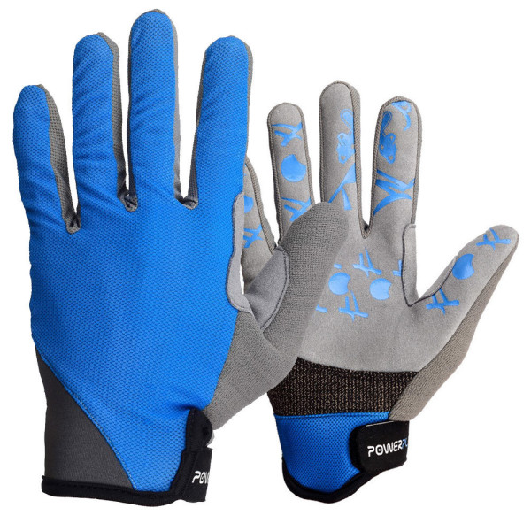

Велоперчатки PowerPlay 6566 Синие L (6566_L_Blue/Grey)